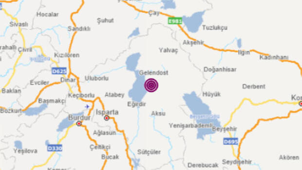 Son dakika deprem haberi: Isparta'da aynı bölgede üst üste deprem!